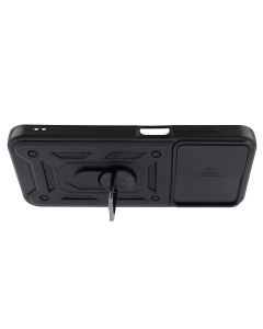 Чохол накладка для Samsung A14 Camshield Serge Ring Чорна (Black)