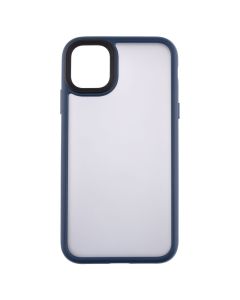 Чохол накладка для iPhone 11 Metal Buttons Синя (Blue)