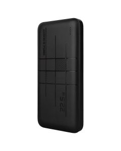 PowerBank 10000mAh XO PR187 2USB+Type-C QC&PD3.0 22.5W Черный (Black)