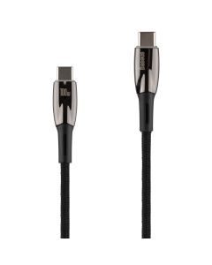 USB кабель Baseus Glimmer Series Fast Charging Type-C to Type-C 100W 2м Чорний (Black)