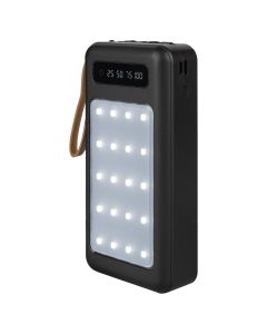 PowerBank 20000 мАг Крафт KPB-1120L LED-фонарик Черный (Black)