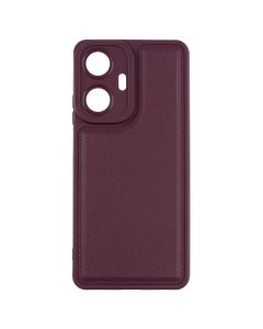 Чехол накладка для Realme C55 Soft Leather Фиолетовый (Purple)