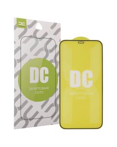Захисне скло для iPhone 12/12 Pro DC 3D Чорне (Black)