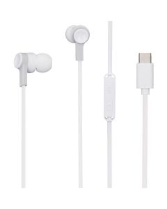 Навушники з мікрофоном Hoco M86 Ocean Jack Type-C Білі (White)