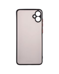 Чехол-накладка для Samsung A05 Frame (Matte PC+TPU) MakeFuture Черный (Black)