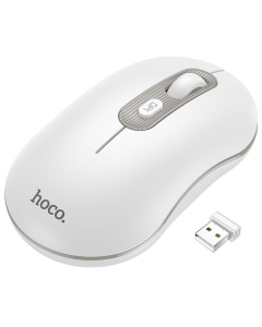 Миша Hoco GM21 Platinum 2.4G Бизнес Беспроводная Белая (White)