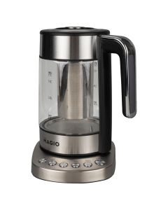 Електрочайник Magio MG-494 Срібний Чорний (Silver Black)