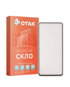 Черное защитное стекло для Xiaomi Redmi 12t