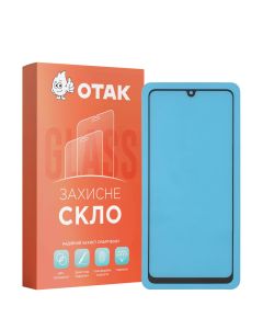 Защитное стекло для Samsung M12 3D Черное (Black)