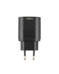 Зарядний пристрій Yoki Led Series YK-20PD+QC 20W (USB-C + USB) Чорний (Black)