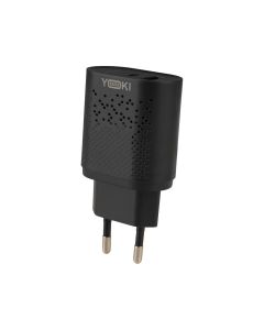 Зарядний пристрій Yoki Led Series YK-20PD+QC 20W (USB-C + USB) Чорний (Black)