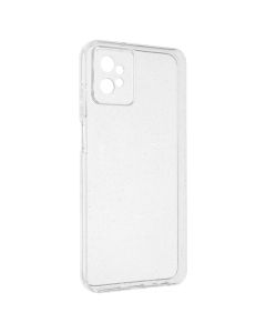 Чехол накладка для Motorola G32 Sparkle Прозрачный (Transparent)