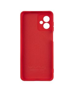 Чехол накладка для Motorola G14 WAVE Colorful Красный (Red)