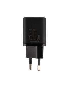 Зарядний пристрій Baseus Super Silicone PD Charger 20W (1USB-C) Чорний (Black)