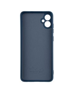 Чехол накладка для Samsung A05 WAVE Цветной Синий (Blue)