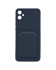 Чехол-накладка для Samsung A05 WAVE Colorful Pocket Синий (Океанский синий)