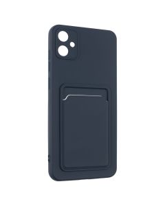 Чехол-накладка для Samsung A05 WAVE Colorful Pocket Синий (Океанский синий)