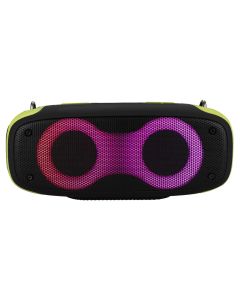 Bluetooth колонка Hopestar A30 Party (70W/IPX5/RBG/8800mAh) Чёрная Зелёная (Black Green)