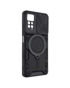 Чехол-накладка для Xiaomi Redmi Note 12 Pro Protective Stand Case Черный (Black)