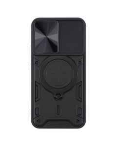 Чехол-накладка для Samsung A34 Protective Stand Case Черный (Black)