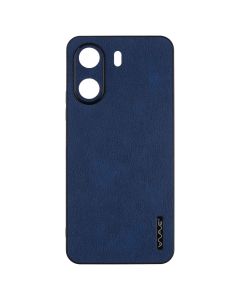 Чехол накладка для Xiaomi Redmi 13C WAVE Leather Case Синий (Blue)