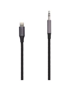 Кабель AUX Proove SoundTrack 3.5 to Lightning 1м Чорний (Black)