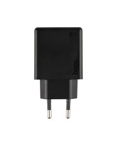 Зарядное устройство Hoco N38 PD 20W/QC3.0 + кабель Type-C to Type-C Черный