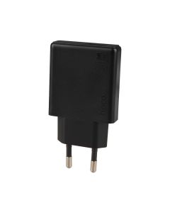 Зарядное устройство Hoco N38 PD 20W/QC3.0 + кабель Type-C to Type-C Черный