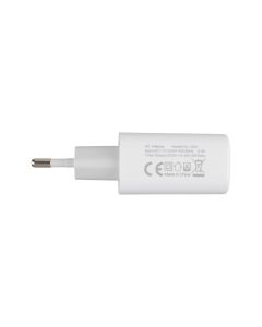 Зарядний пристрій DC CA-D24 (2 USB) 2.4A + кабель Lightning Білий (White)