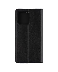 Чохол кейс для Motorola G84 Leather Fold Чорний (Black)