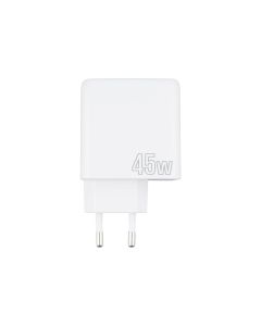 Зарядное устройство Proove Silicone Power 45W (USB-C + USB) Белый