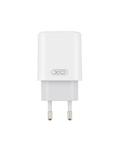 Зарядний пристрій XO L85C (2USB) 12W 2.4A + кабель Micro-USB Білий (White)