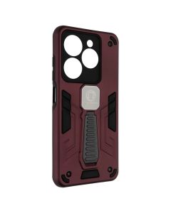 Чохол накладка для TECNO Spark 20/20C/GO 2024/POP 8/Infinix Hot 40i Armor Magnetic Червона (Wine Red)