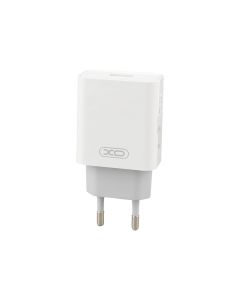 Зарядний пристрій XO L93 2.4A + кабель Micro-USB Білий (White)