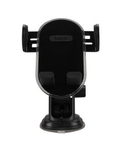 Автотримач Hoco H3 Shiny press Чёрный (Black)