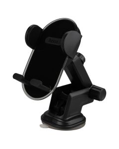 Автотримач Hoco H3 Shiny press Чёрный (Black)