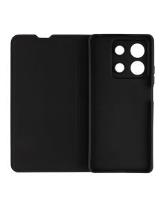 Чехол-кейс для Xiaomi Redmi Note 13 Book Cover Shell Черный (Black)