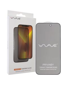 Захисне скло для iPhone 14 Pro Max WAVE Privacy Чорне (Black)