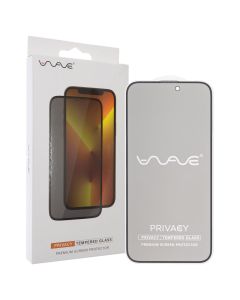 Захисне скло для iPhone 15 Plus WAVE Privacy Чорне (Black)