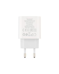 Зарядний пристрій Hoco C80A Plus 20W (1USB + 1USB-C) QC Білий (White)
