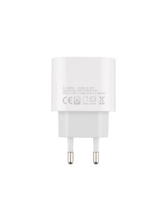 Зарядний пристрій DC CA-D20 (1USB + 1USB-C) 2.4A + кабель Micro-USB Білий (White)