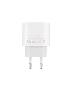 Зарядний пристрій DC CA-D20 (1USB + 1USB-C) 2.4A + кабель Type-C to Type-CБілий (White)
