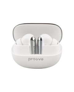 Беспроводные вкладыши Proove Blitz TWS с активным шумоподавлением, белые (белые)