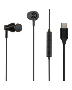 Навушники з мікрофоном Proove Scape C2 Type-C Чорні (Black)