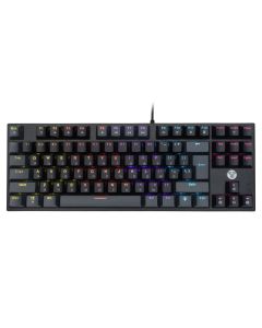 Клавиатура игровая Fantech ATOM MK876 с красными переключателями Черная (Черно-серая)