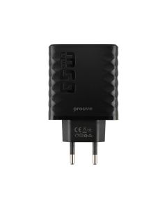 Зарядний пристрій Proove Speed Surge Gan 65W (1USB + 2USB-C) Чорний