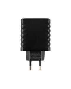 Зарядний пристрій Proove Speed Surge Gan 65W (1USB + 2USB-C) Чорний