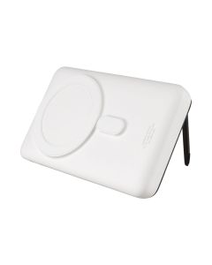 PowerBank 10000 мАг Baseus Магнітний Держатель Беспроводной 20W Белый (Белый)