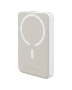 PowerBank 10000 мАг Baseus Magnetic Mini Wireless 20W Белый (White)