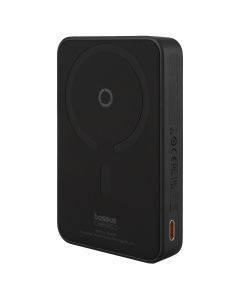 PowerBank 5000 mAh Baseus MagPro Magnetic Bracket Wireless 20W Чорний (Black)